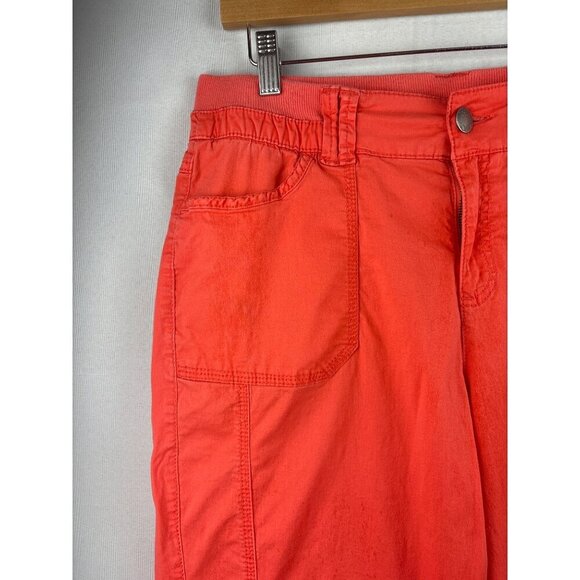 Lane Bryant Womens Size 14 Capri Pants In Coral - Picture 3 of 6